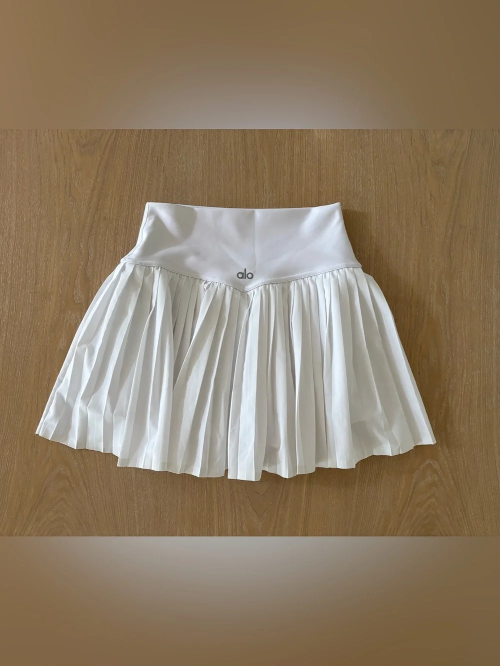 ALO White Grand Slam Tennis Skirt - XS